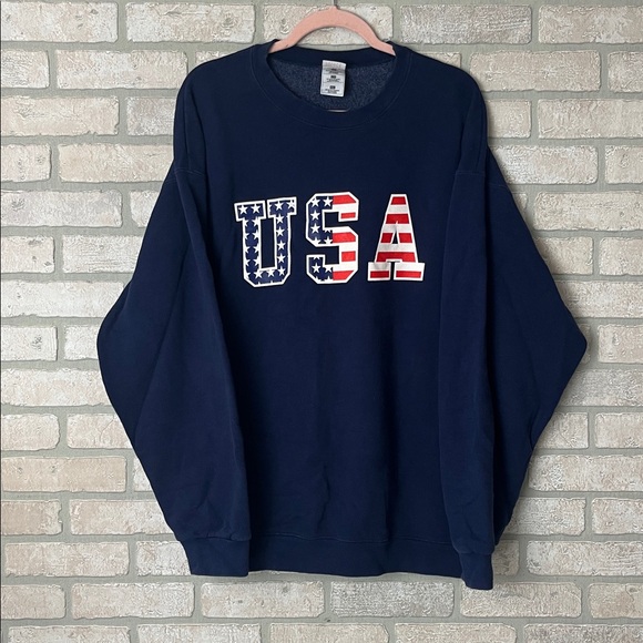 Vintage Style USA Crewneck- Size XXL - Picture 1 of 4